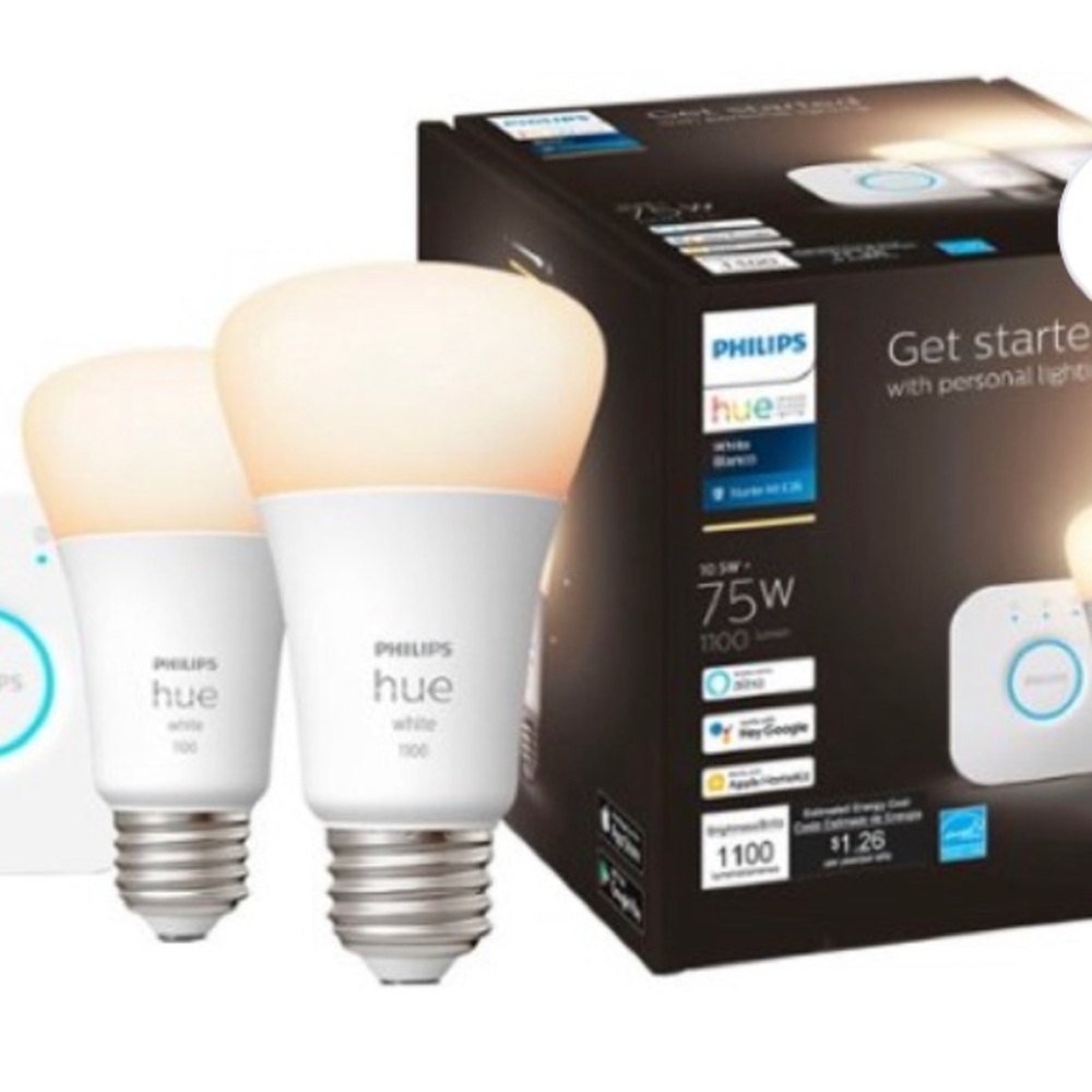 Philips Hue 75 watt Starter Kit w/ Hub - Picture 1 of 5